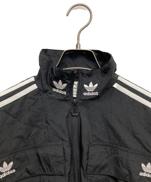 adidas（アディダス）adidas (アディダス) DISRUPTED ICON TRACK TOPS ブラック サイズ:Sの古着・服飾アイテム