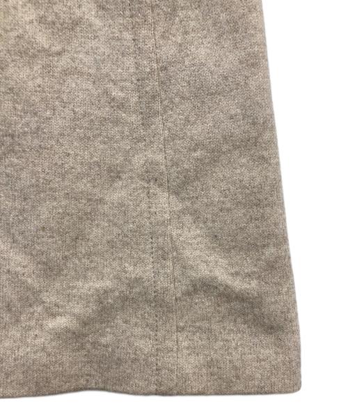 PRADA（プラダ）PRADA (プラダ) ベルト付きウール混スカート ベージュ サイズ:38の古着・服飾アイテム