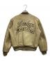 HARLEY-DAVIDSON (ハーレーダビッドソン) レザースタジャン ベージュ サイズ:M：7000円