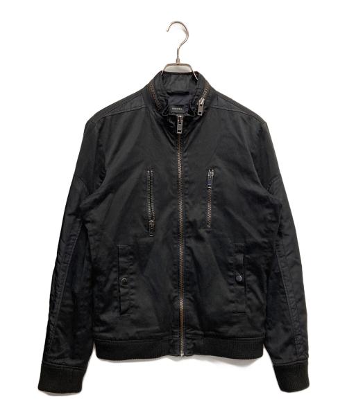 DIESEL（ディーゼル）DIESEL (ディーゼル) y2k ジップアップジャケット ブラック サイズ:Mの古着・服飾アイテム