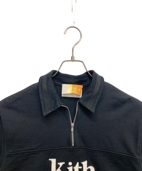 KITH（キス）KITH (キス) ハーフジップスウェット ブラック サイズ:XSの古着・服飾アイテム