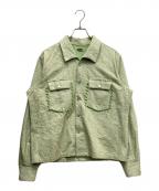 RANDYランディー）の古着「VOICE DENIM SHIRT」｜グリーン