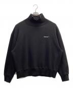 ADER errorアーダーエラー）の古着「ハイネックリブスウェット」｜ブラック
