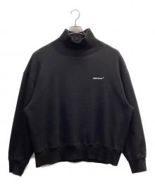 ADER error（アーダーエラー）の古着「ハイネックリブスウェット」｜ブラック
