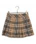 BURBERRY LONDON (バーバリーロンドン) ノバチェックウールスカート ブラウン サイズ:36：5000円