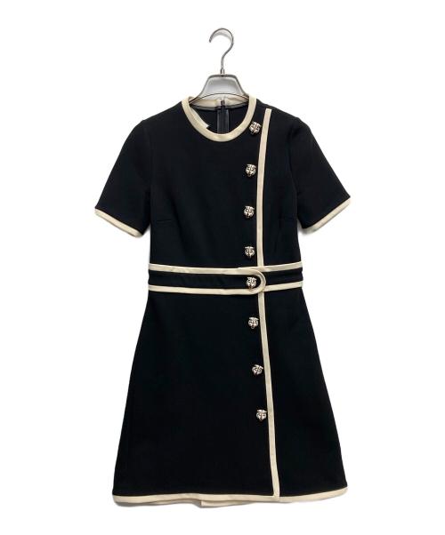 GUCCI（グッチ）GUCCI (グッチ) タイガーボタンワンピース ブラック サイズ:-の古着・服飾アイテム