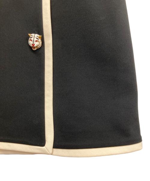 GUCCI（グッチ）GUCCI (グッチ) タイガーボタンワンピース ブラック サイズ:-の古着・服飾アイテム