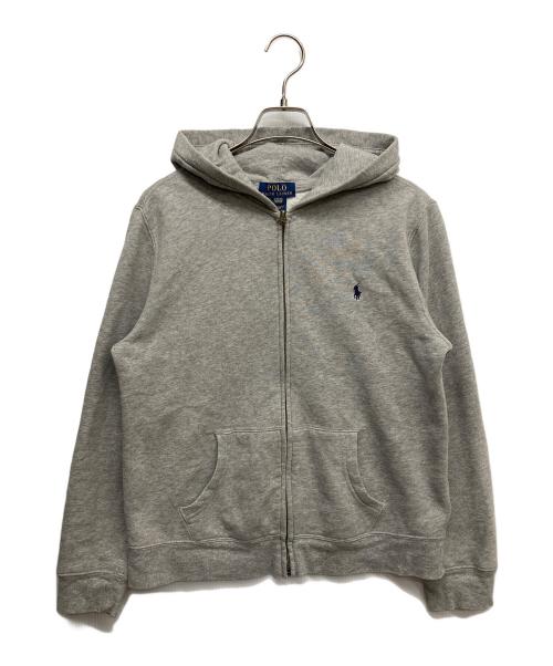 POLO RALPH LAUREN（ポロ・ラルフローレン）POLO RALPH LAUREN (ポロ・ラルフローレン) ジップパーカー グレー サイズ:Lの古着・服飾アイテム