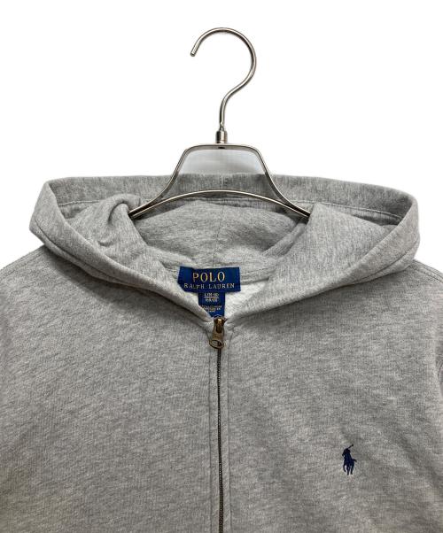 POLO RALPH LAUREN（ポロ・ラルフローレン）POLO RALPH LAUREN (ポロ・ラルフローレン) ジップパーカー グレー サイズ:Lの古着・服飾アイテム
