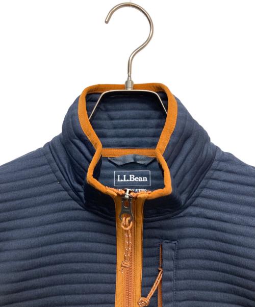 L.L.Bean（エルエルビーン）L.L.Bean (エルエルビーン) エアーライト・ニット・フルジップ ネイビー サイズ:Sの古着・服飾アイテム