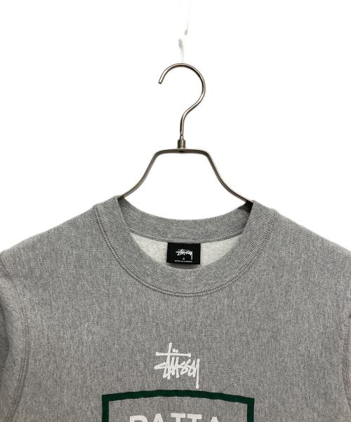 stussy（ステューシー）stussy (ステューシー) Patta (パタ) コラボスウェット ライトグレー サイズ:Sの古着・服飾アイテム