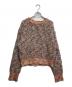 6(ROKU) BEAUTY&YOUTH（ロク ビューティーアンドユース）の古着「MIX BIG KNIT PULLOVER」｜オレンジ×ベージュ