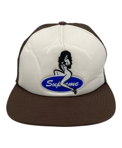SUPREME（シュプリーム）SUPREME (シュプリーム) Pin Up Mesh Back 5-Panel ブラウンの古着・服飾アイテム