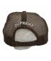 中古・古着 SUPREME (シュプリーム) Pin Up Mesh Back 5-Panel ブラウン：9000円