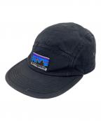 Patagoniaパタゴニア）の古着「Retro Fitz Roy Label Tradesmith Cap」｜ブラック