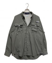 Columbia（コロンビア）の古着「バハマII ロングスリーブシャツ」｜グレー