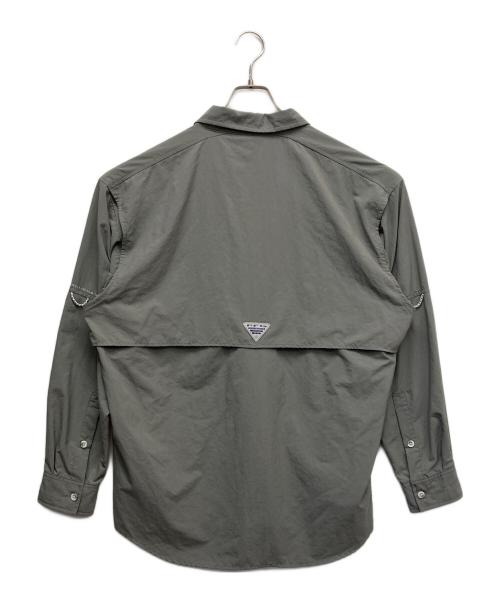 Columbia（コロンビア）Columbia (コロンビア) バハマII ロングスリーブシャツ グレー サイズ:Ｍの古着・服飾アイテム