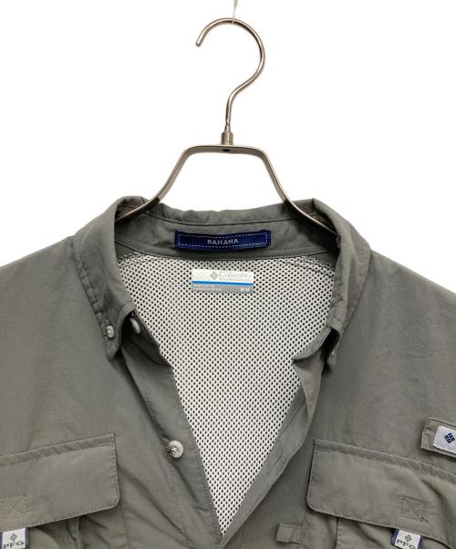Columbia（コロンビア）Columbia (コロンビア) バハマII ロングスリーブシャツ グレー サイズ:Ｍの古着・服飾アイテム
