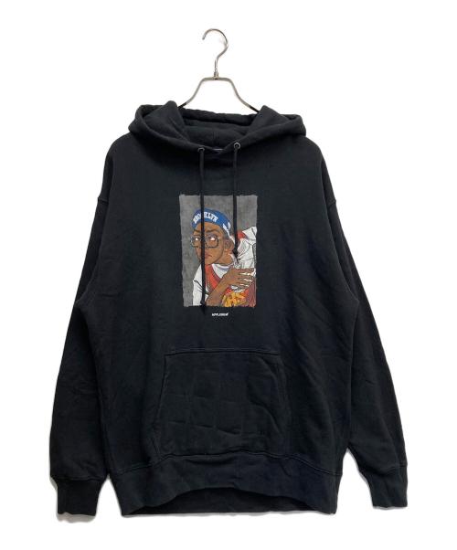 APPLEBUM（アップルバム）APPLEBUM (アップルバム) プリントパーカー ブラック サイズ:XXLの古着・服飾アイテム