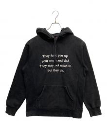 SUPREME（シュプリーム）の古着「They Fuck You Up Hooded Sweatshirt」｜ブラック
