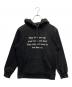 Supreme（シュプリーム）の古着「They Fuck You Up Hooded Sweatshirt」｜ブラック