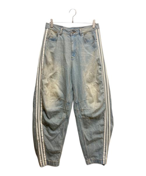 adidas（アディダス）adidas (アディダス) ワイドトラックデニム インディゴ サイズ:29の古着・服飾アイテム