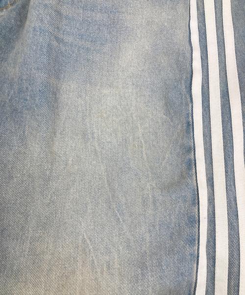 adidas（アディダス）adidas (アディダス) ワイドトラックデニム インディゴ サイズ:29の古着・服飾アイテム