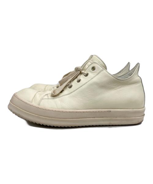 RICK OWENS（リックオウエンス）RICK OWENS (リックオウエンス) RAMONES LOW アイボリー サイズ:43の古着・服飾アイテム