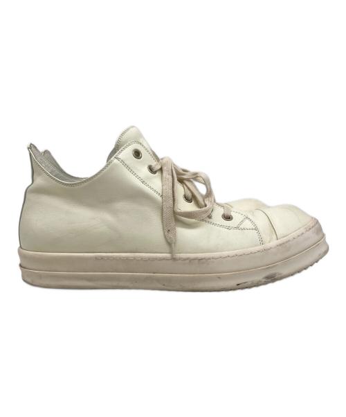 RICK OWENS（リックオウエンス）RICK OWENS (リックオウエンス) RAMONES LOW アイボリー サイズ:43の古着・服飾アイテム