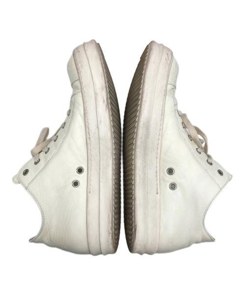 RICK OWENS（リックオウエンス）RICK OWENS (リックオウエンス) RAMONES LOW アイボリー サイズ:43の古着・服飾アイテム