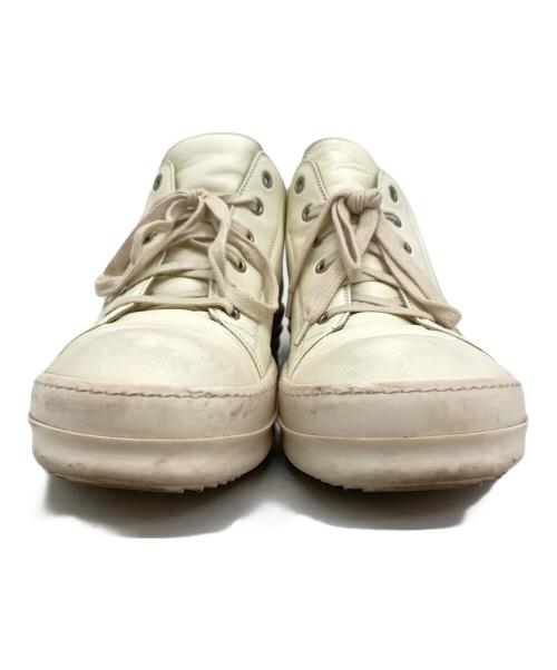 RICK OWENS（リックオウエンス）RICK OWENS (リックオウエンス) RAMONES LOW アイボリー サイズ:43の古着・服飾アイテム