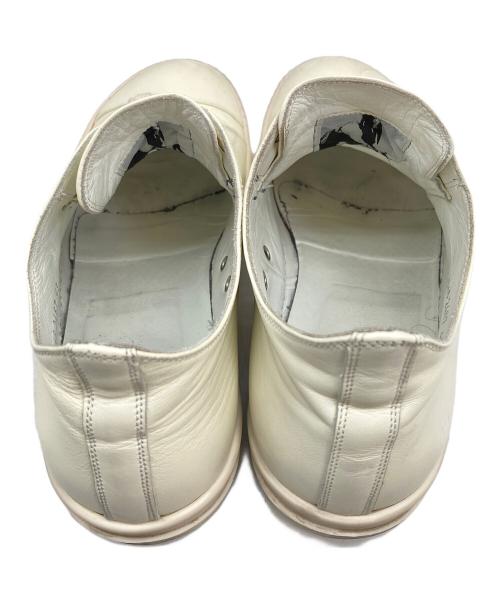 RICK OWENS（リックオウエンス）RICK OWENS (リックオウエンス) RAMONES LOW アイボリー サイズ:43の古着・服飾アイテム