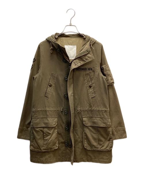 Hysteric Glamour（ヒステリックグラマー）Hysteric Glamour (ヒステリックグラマー) ジップアップフーディージャケット オリーブ サイズ:FREEの古着・服飾アイテム