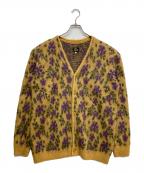 Needlesニードルズ）の古着「Mohair Cardigan - Flower」｜グリーン