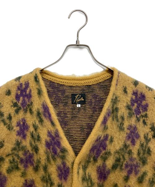 Needles（ニードルズ）Needles (ニードルズ) Mohair Cardigan - Flower グリーン サイズ:Lの古着・服飾アイテム