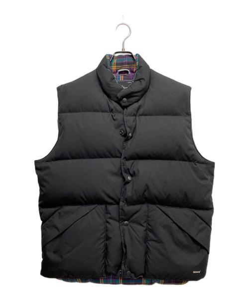 stussy（ステューシー）stussy (ステューシー) マドラスチェック フェザーベスト ブラック サイズ:Lの古着・服飾アイテム