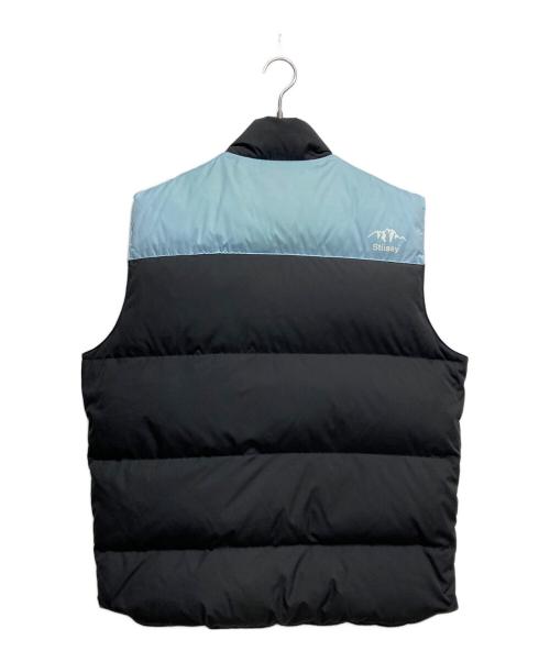 stussy（ステューシー）stussy (ステューシー) マドラスチェック フェザーベスト ブラック サイズ:Lの古着・服飾アイテム