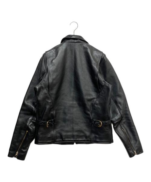 VANSON（バンソン）VANSON (バンソン) ENF シングルライダースジャケット ブラック サイズ:40の古着・服飾アイテム