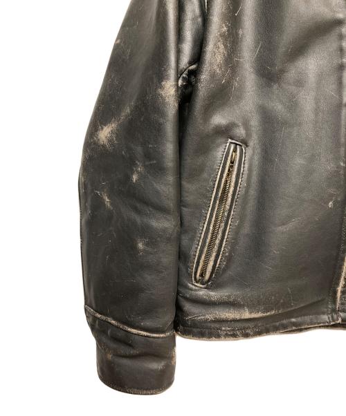 Schott（ショット）Schott (ショット) AT101 ボアライナー付きシングルライダースジャケット ブラック サイズ:40の古着・服飾アイテム