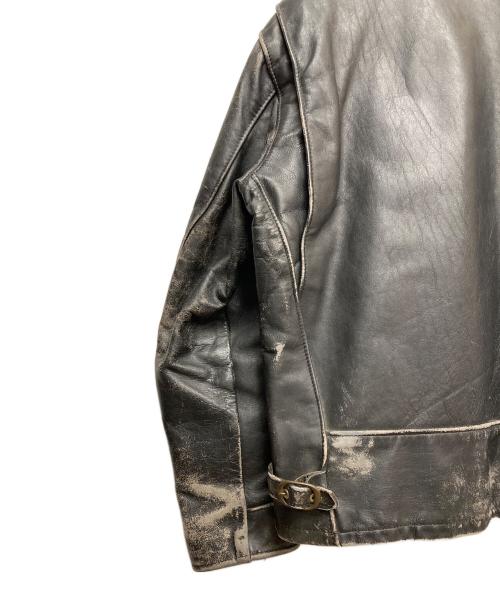 Schott（ショット）Schott (ショット) AT101 ボアライナー付きシングルライダースジャケット ブラック サイズ:40の古着・服飾アイテム