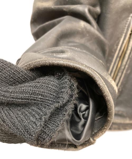Schott（ショット）Schott (ショット) AT101 ボアライナー付きシングルライダースジャケット ブラック サイズ:40の古着・服飾アイテム