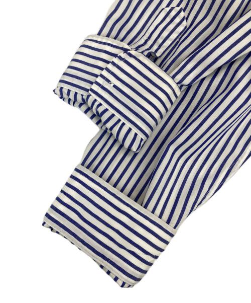 BROOKS BROTHERS（ブルックス・ブラザーズ）BROOKS BROTHERS (ブルックスブラザーズ) ストライプBDシャツ ブルー サイズ:XLの古着・服飾アイテム