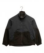 lanternランタン）の古着「NYLON RIP STOP X FLEECE BLOUSON」｜ブラック