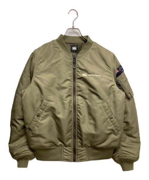 Canterbury（カンタベリー）CANTERBURY (カンタベリー) MA-1ジャケット グリーン サイズ:Mの古着・服飾アイテム