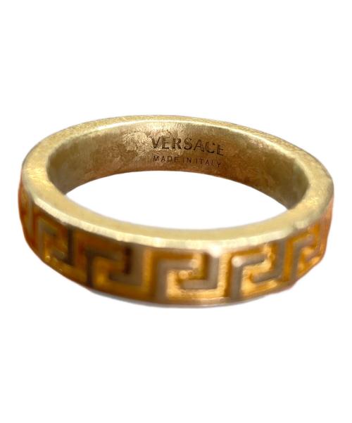 VERSACE（ヴェルサーチ）VERSACE (ヴェルサーチ) グレカデザインリング サイズ:23号の古着・服飾アイテム