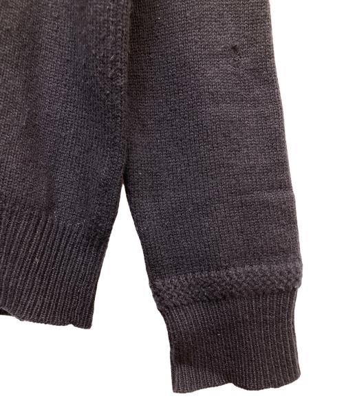 POLO RALPH LAUREN（ポロ・ラルフローレン）POLO RALPH LAUREN (ポロ・ラルフローレン) ラムウールショールカラーニット ネイビー サイズ:Lの古着・服飾アイテム