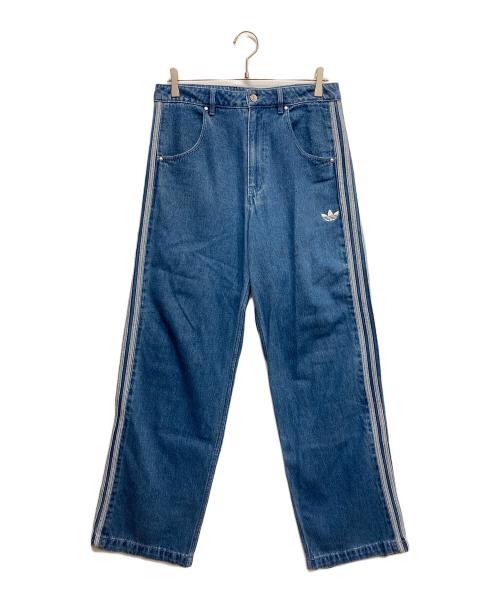 adidas（アディダス）adidas (アディダス) アディカラー デニム ファイヤーバードパンツ ブルー サイズ:32の古着・服飾アイテム