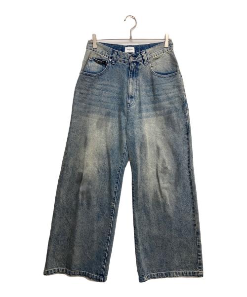 ANDERHUNK（アンダーハンク）ANDERHUNK (アンダーハンク) フェード加工バギーデニムパンツ ブルー サイズ:Sの古着・服飾アイテム