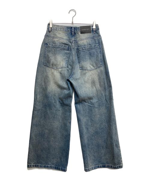 ANDERHUNK（アンダーハンク）ANDERHUNK (アンダーハンク) フェード加工バギーデニムパンツ ブルー サイズ:Sの古着・服飾アイテム