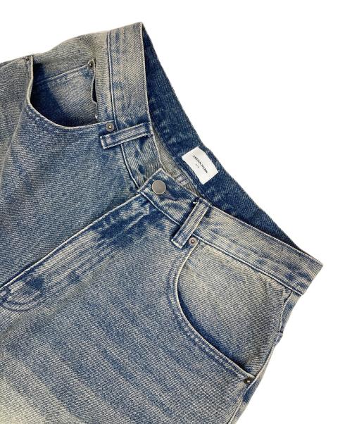 ANDERHUNK（アンダーハンク）ANDERHUNK (アンダーハンク) フェード加工バギーデニムパンツ ブルー サイズ:Sの古着・服飾アイテム